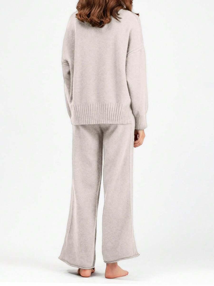 SWETER SPODNIE KOMPLET