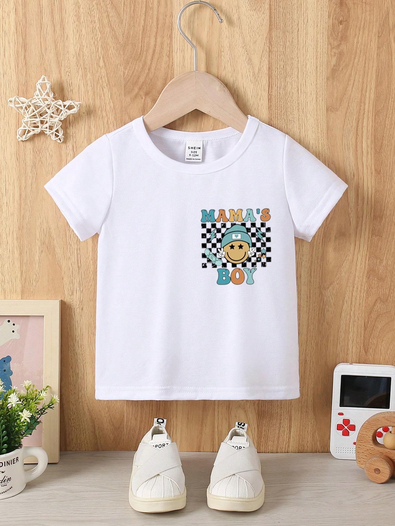 biały t-shirt nadruk