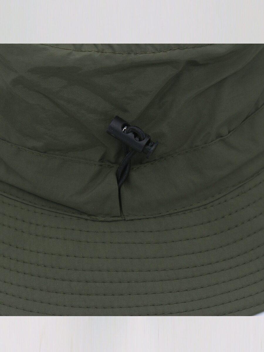 zielona czapka bucket Ze ŚCIĄGACZEM