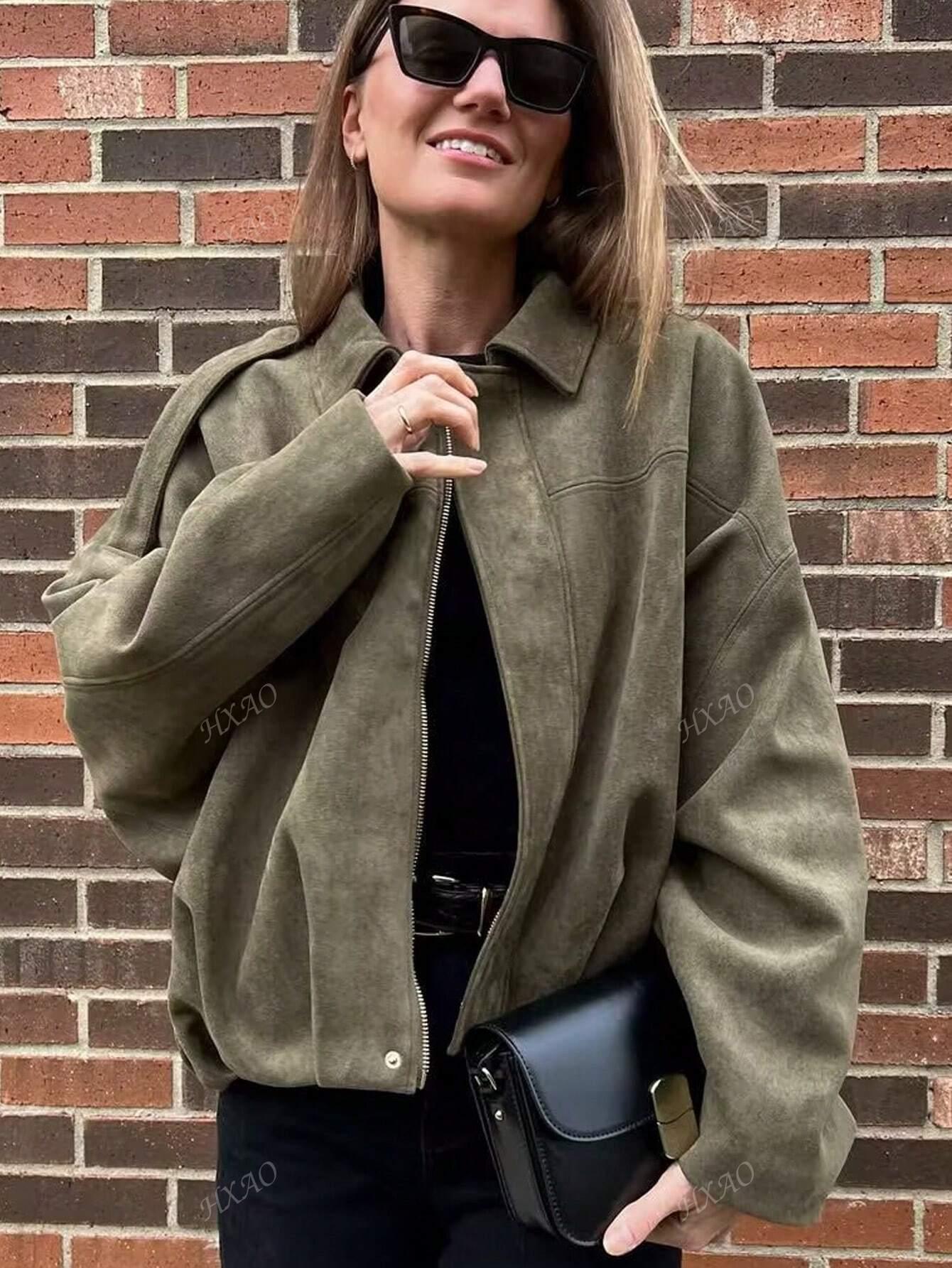 ZIELONA KURTKA BOMBER 