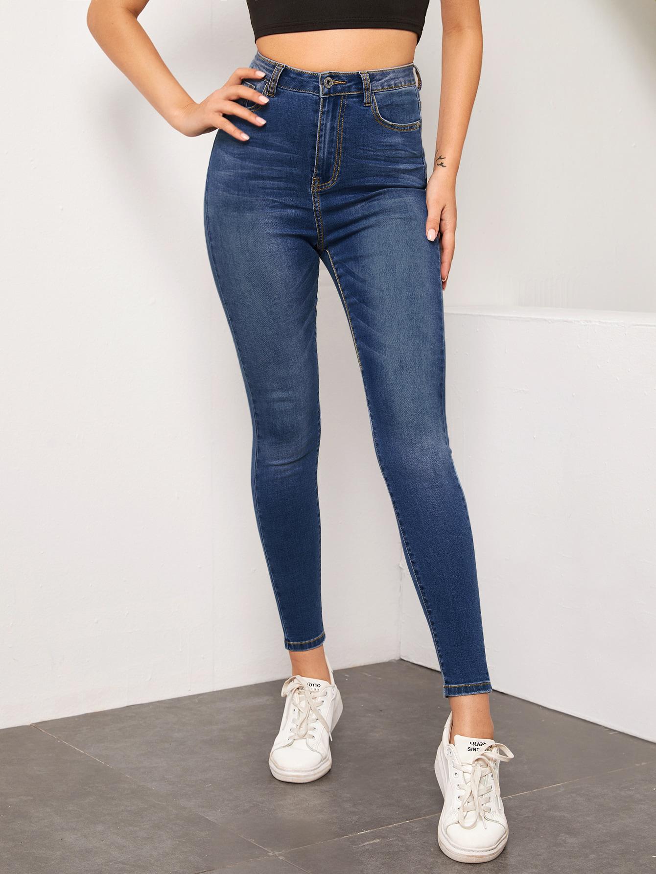 NIEBIESKIE SPODNIE JEANS
