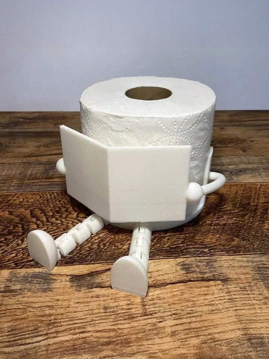 biały UCHWYT NA PAPIER