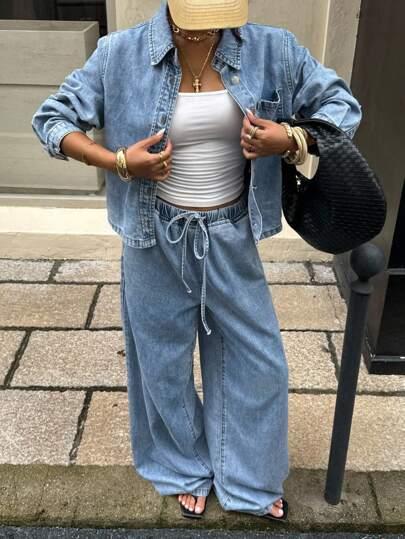 NIEBIESKIE SPODNIE JEANS