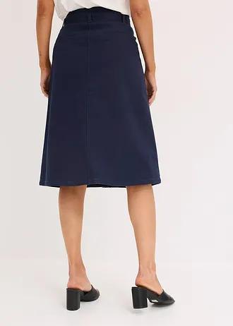 granatowa spódnica jeans 