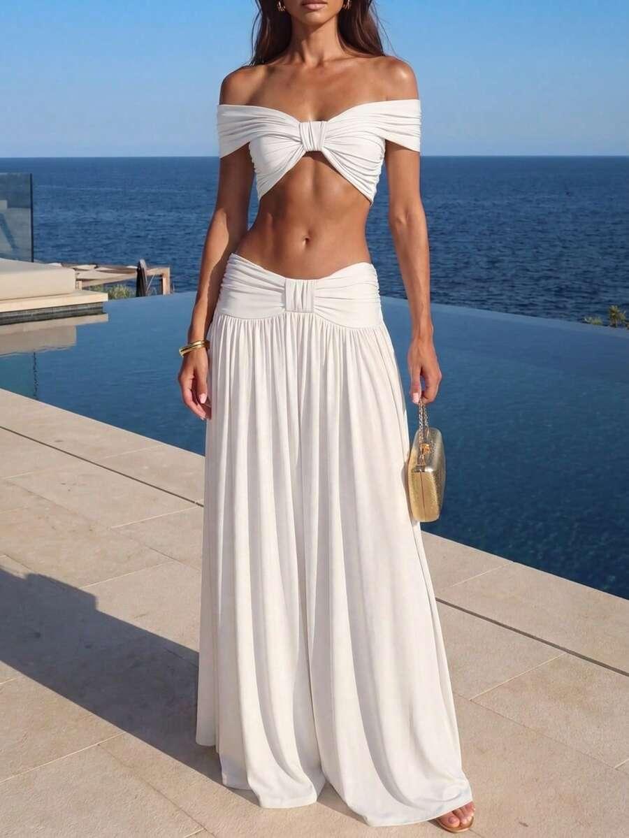 Komplet SPÓDNICA MAXI top