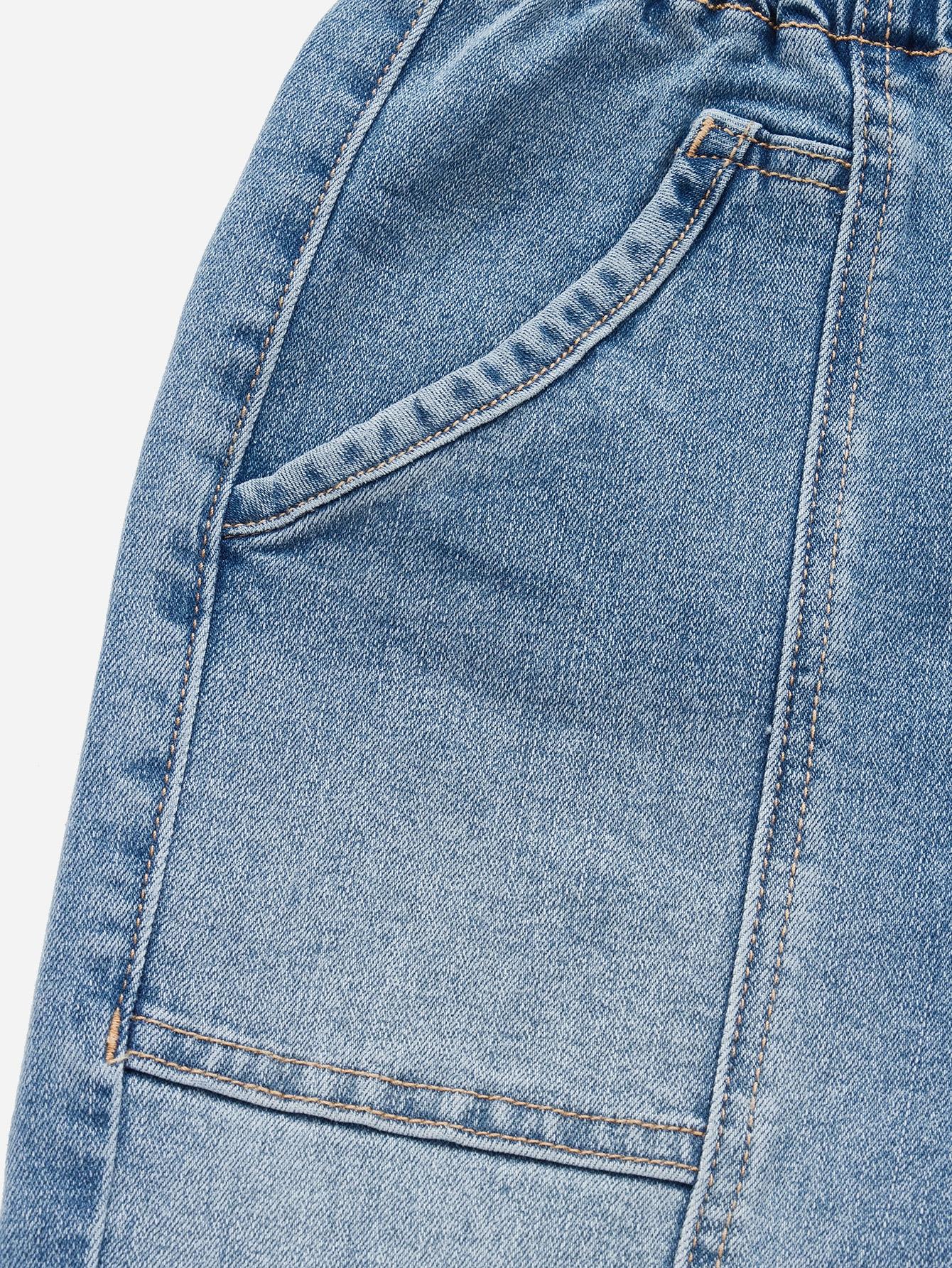 NIEBIESKIE SPODNIE JEANS