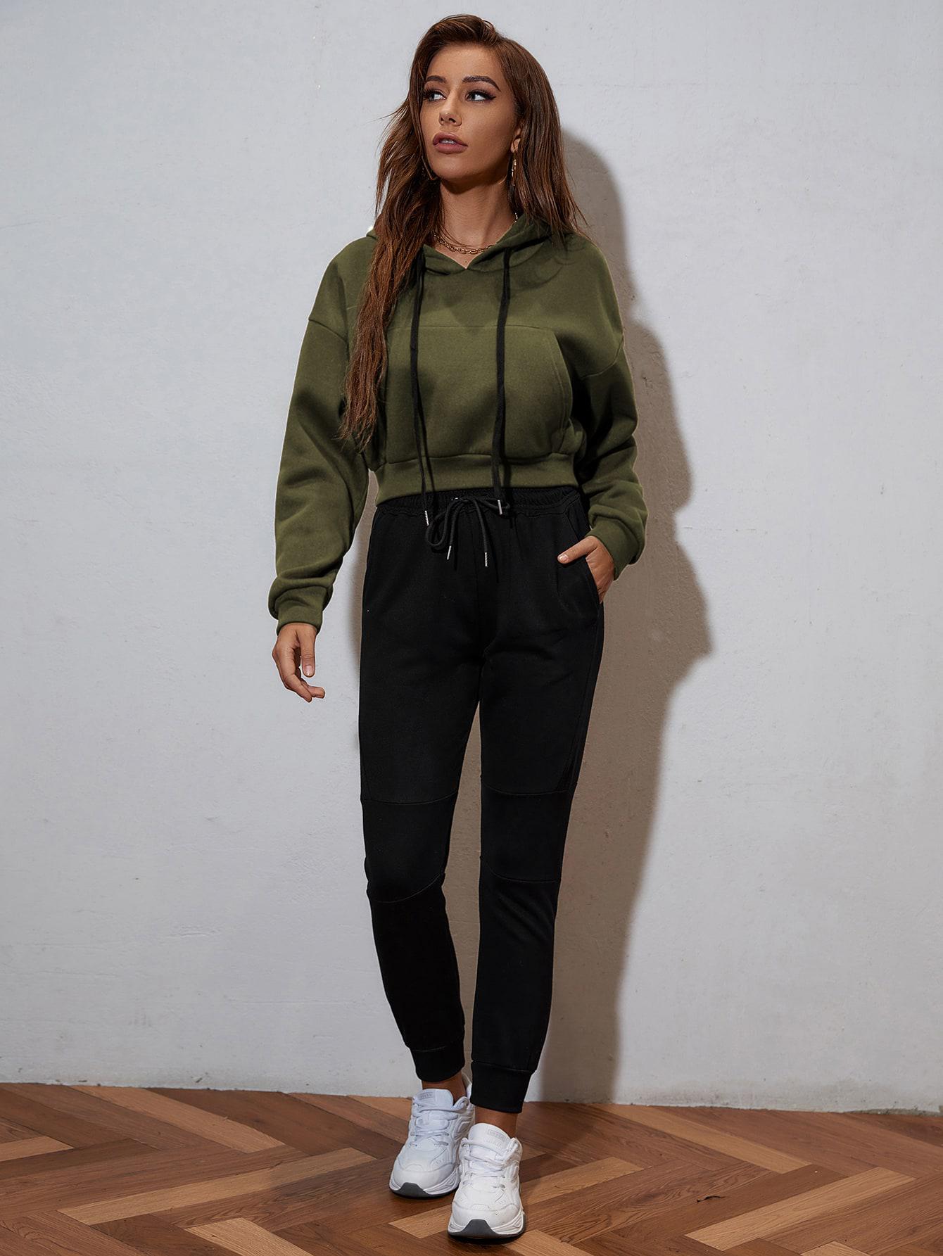 ZIELONA BLUZA KAPTUR
