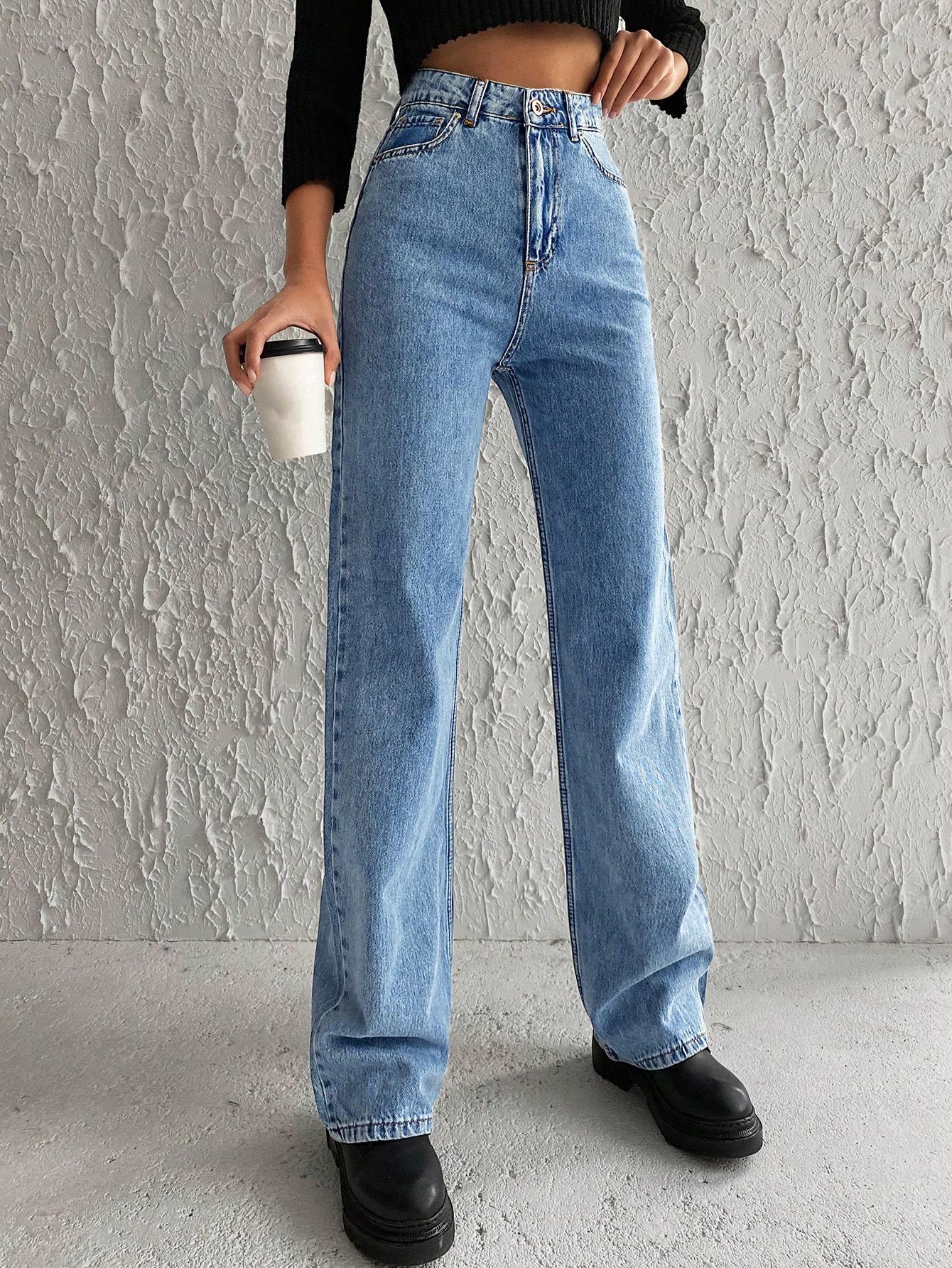 spodnie jeans PROSTA NOGAWKa