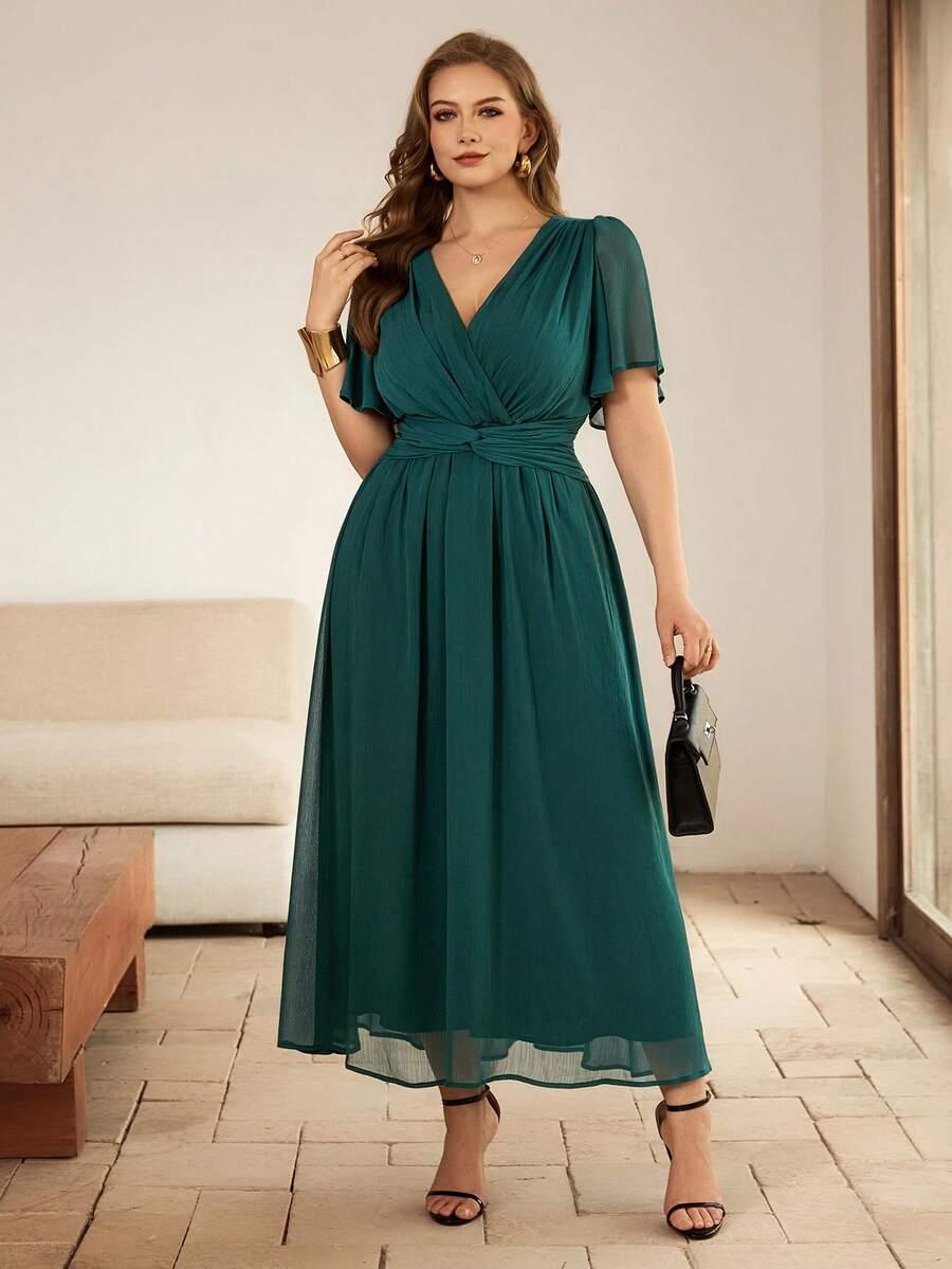 ZIELONA MAXI SUKIENKA