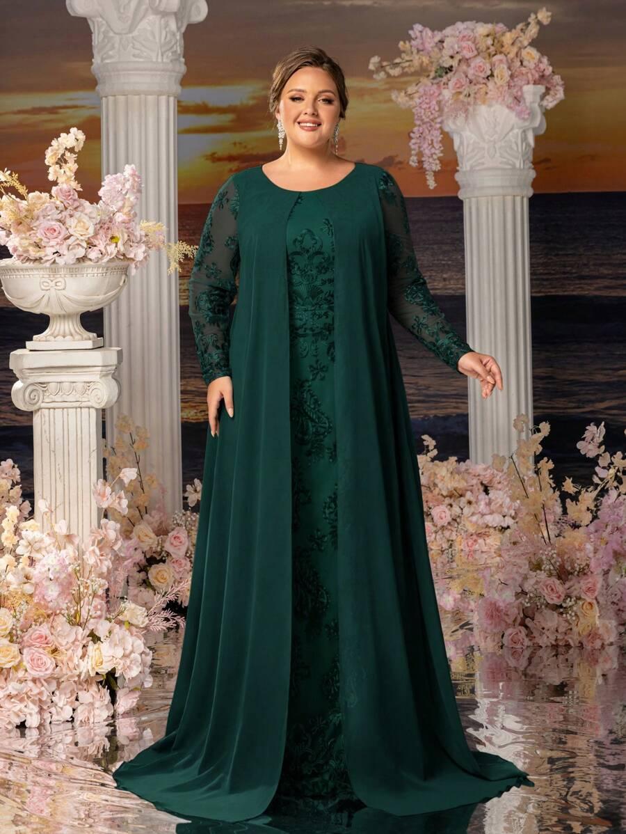 zielona maxi sukienka