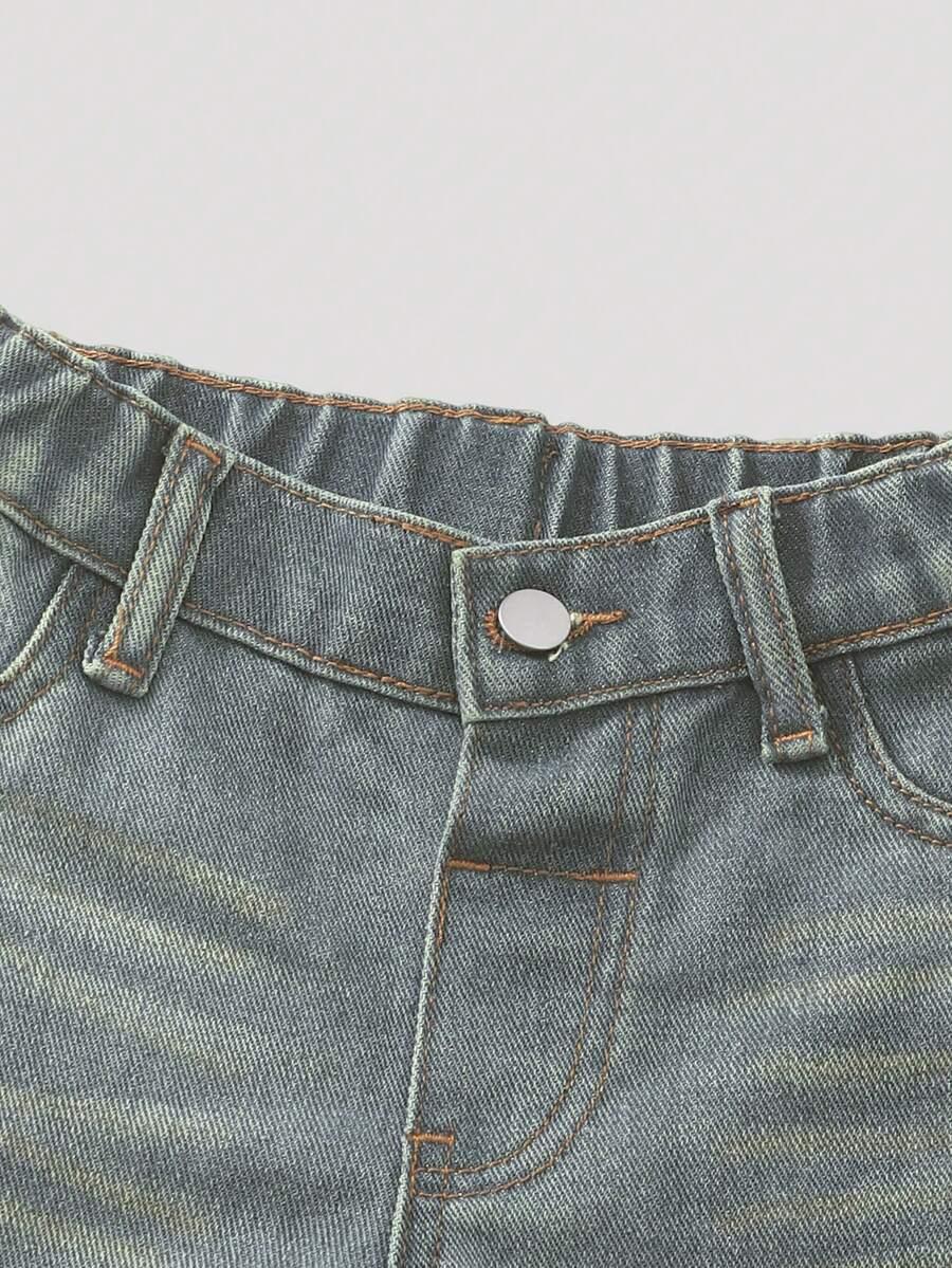 SPODNIE JEANS PROSTA NOGAWKA