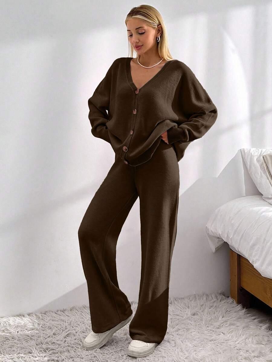 sweter spodnie komplet