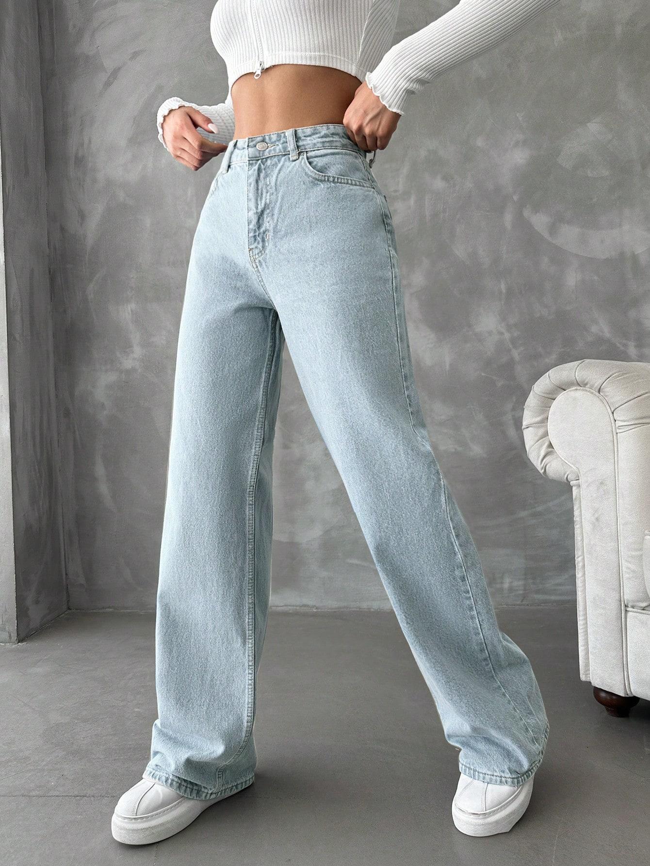 NIEBIESKIE SPODNIE JEANS