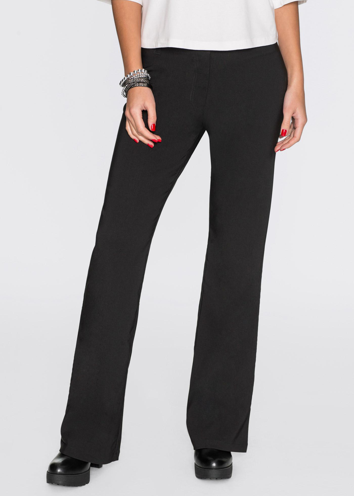 SPODNIE BOOTCUT ELASTYCZNE