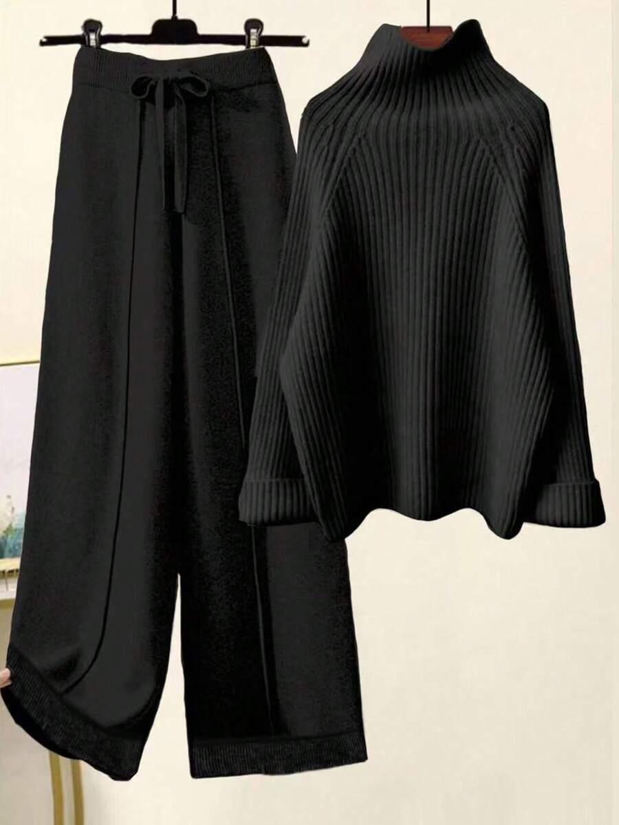 SWETER SPODNIE KOMPLET