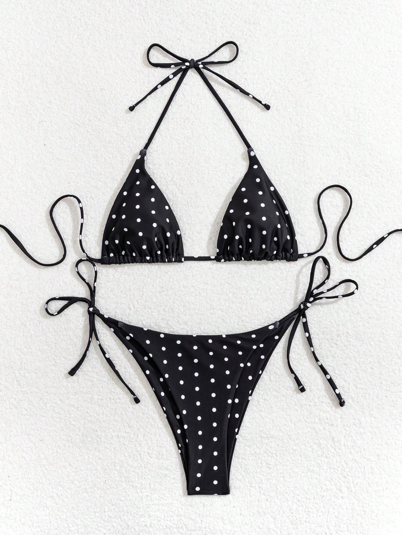 BIKINI DAMSKIE DWUCZĘŚCIOWE GROSZKI