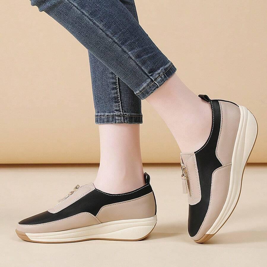 buty sportowe zamek kontrast