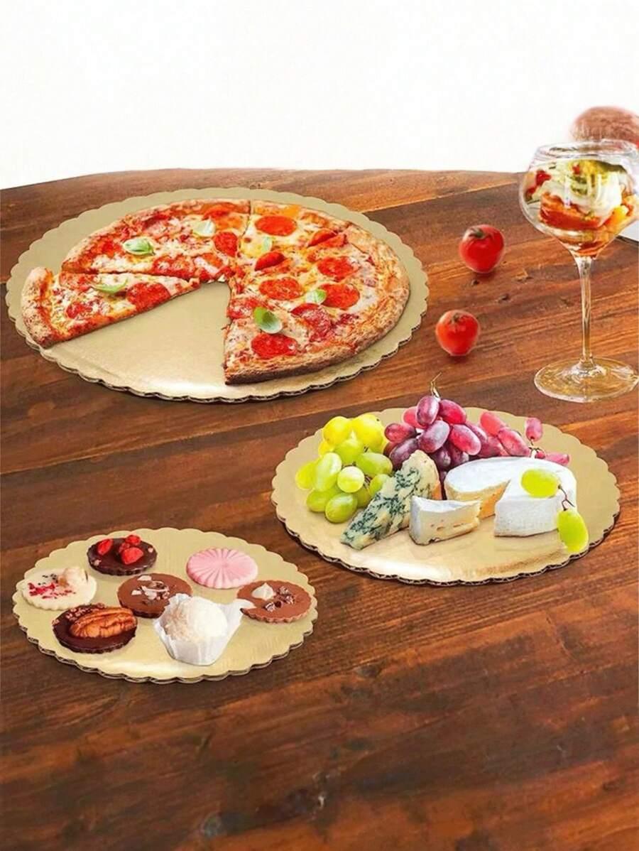 złota tacka na ciasto 2-pack