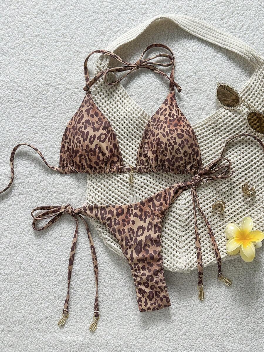 DWUCZĘŚCIOWY STRÓJ KĄPIELOWY ANIMAL PRINT