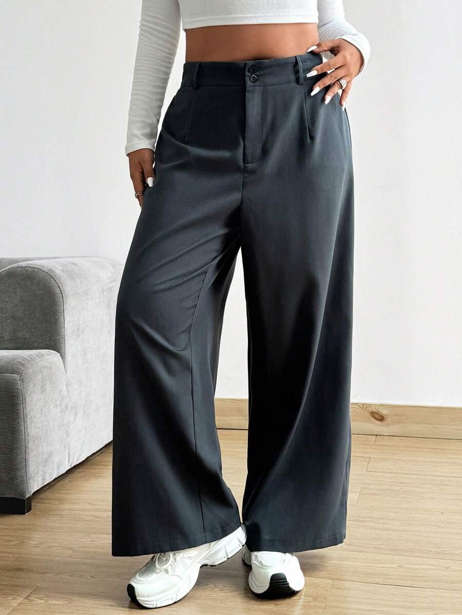 SZARE SPODNIE CASUAL