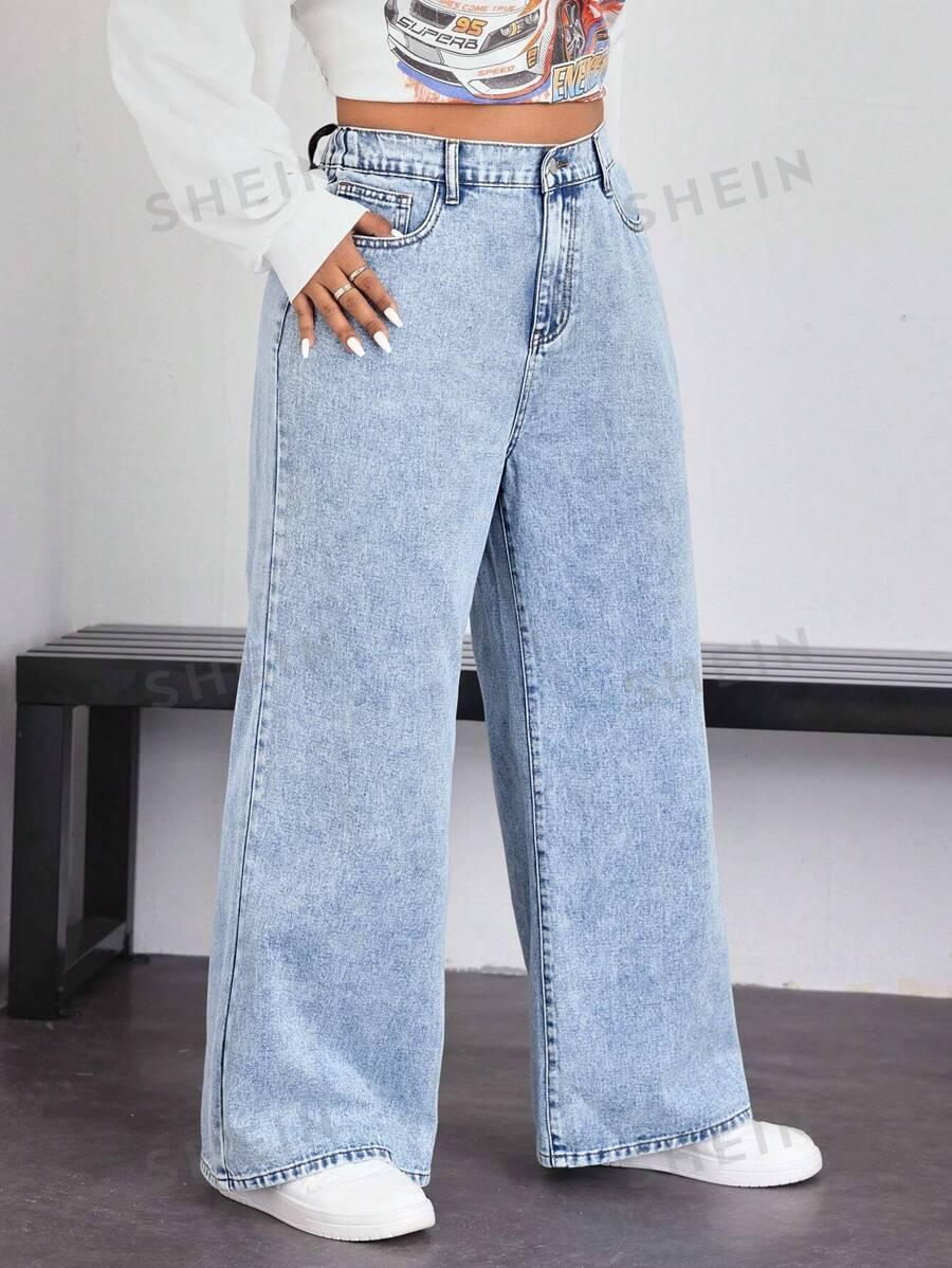 NIEBIESKIE SPODNIE JEANS