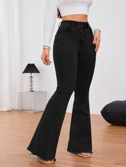 czarne spodnie jeans 