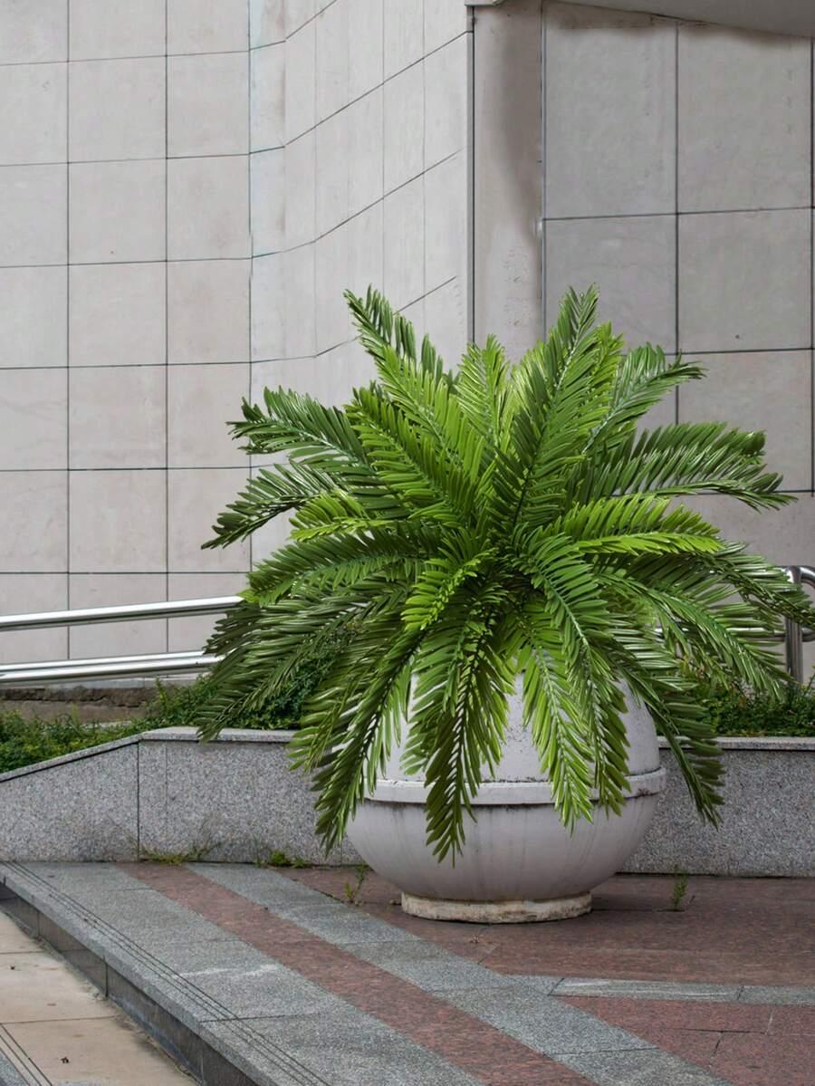zielona sztuczne palma