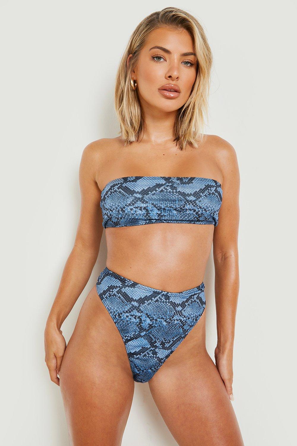 GÓRA OD BIKINI SNAKE PRINT