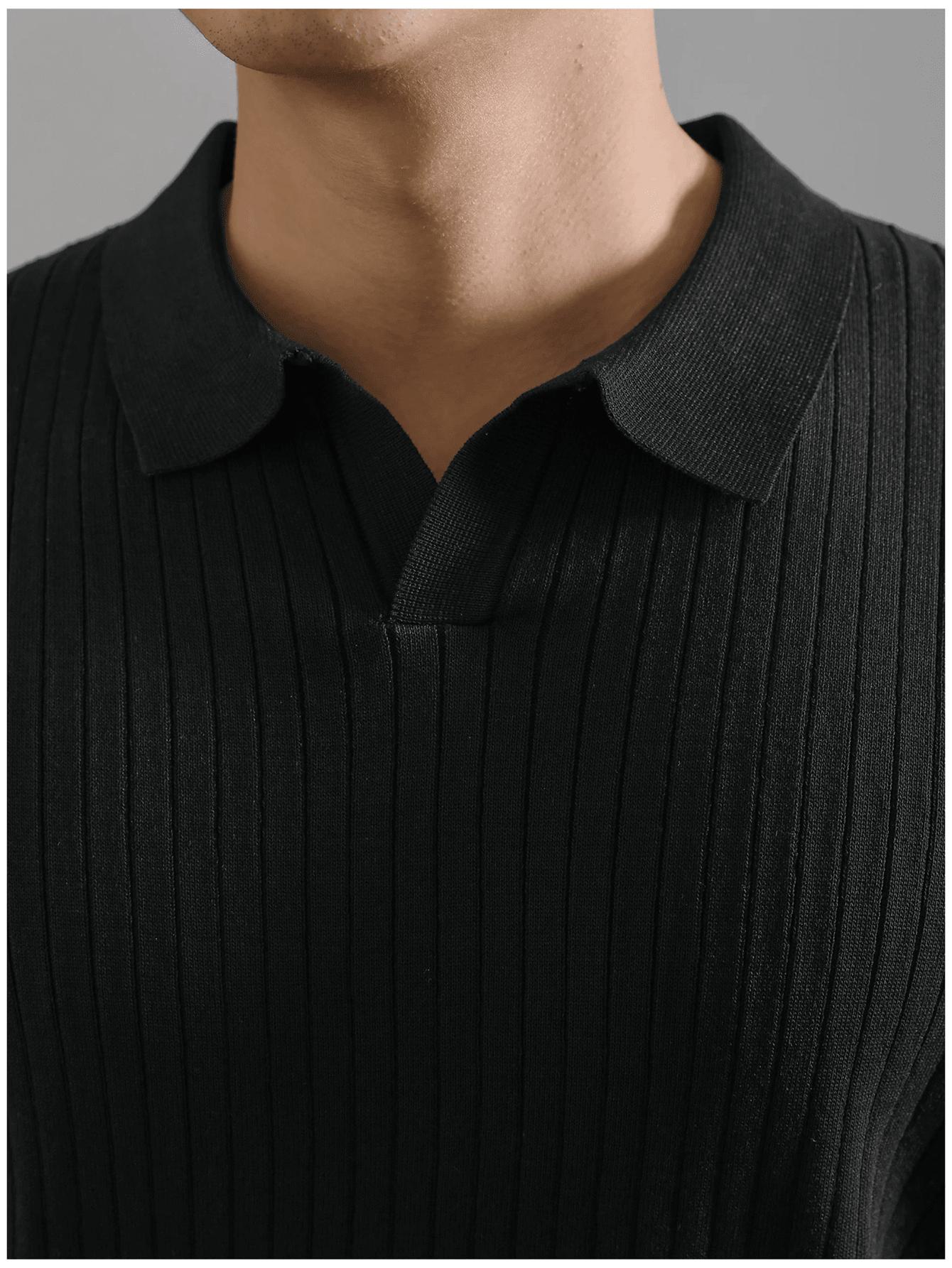 CZARNa koszulka polo BASIC