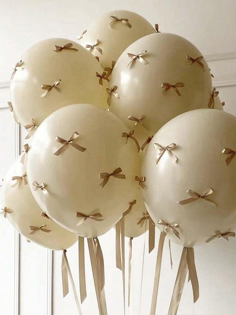balony z kokardą 63szt.