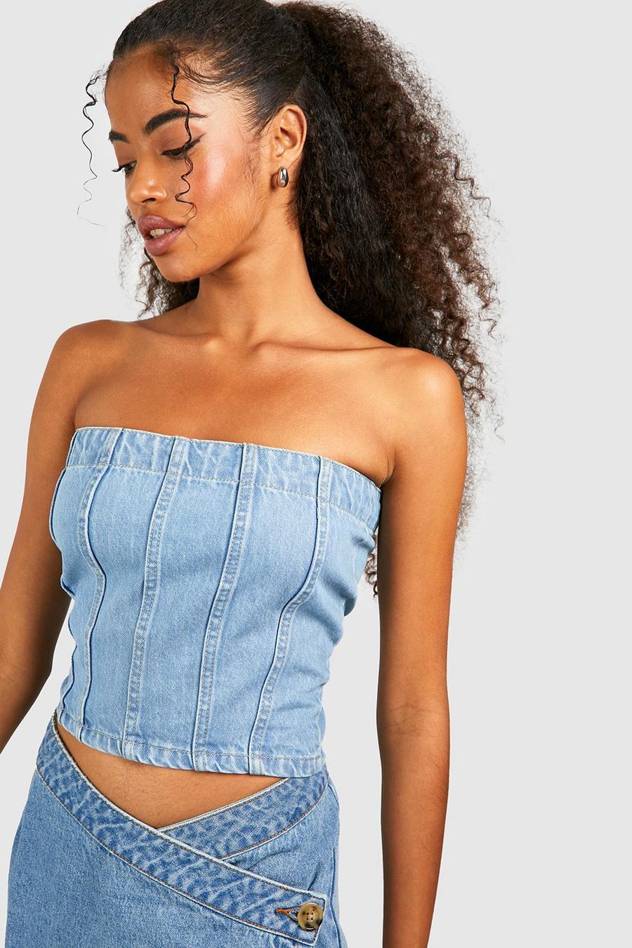 TOP JEANSOWY DAMSKI