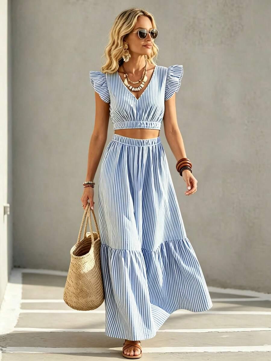 BLUZKA SPÓDNICA KOMPLET