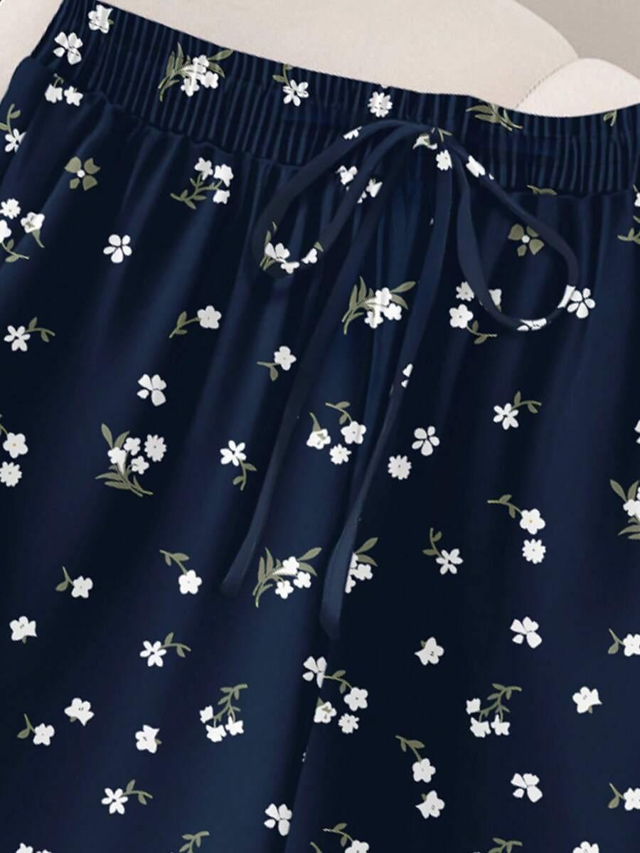 spodnie casual print