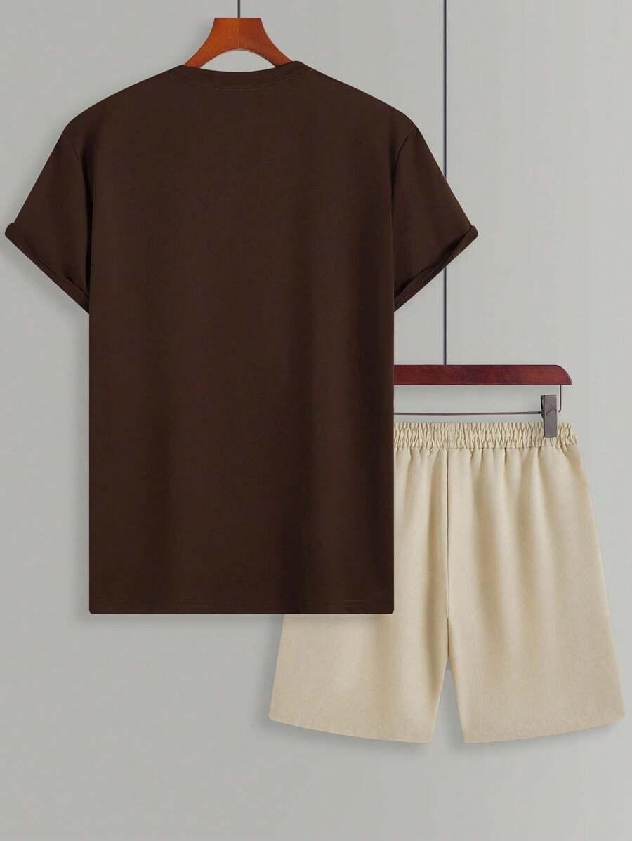 MĘSKI T-SHIRT NADRUK