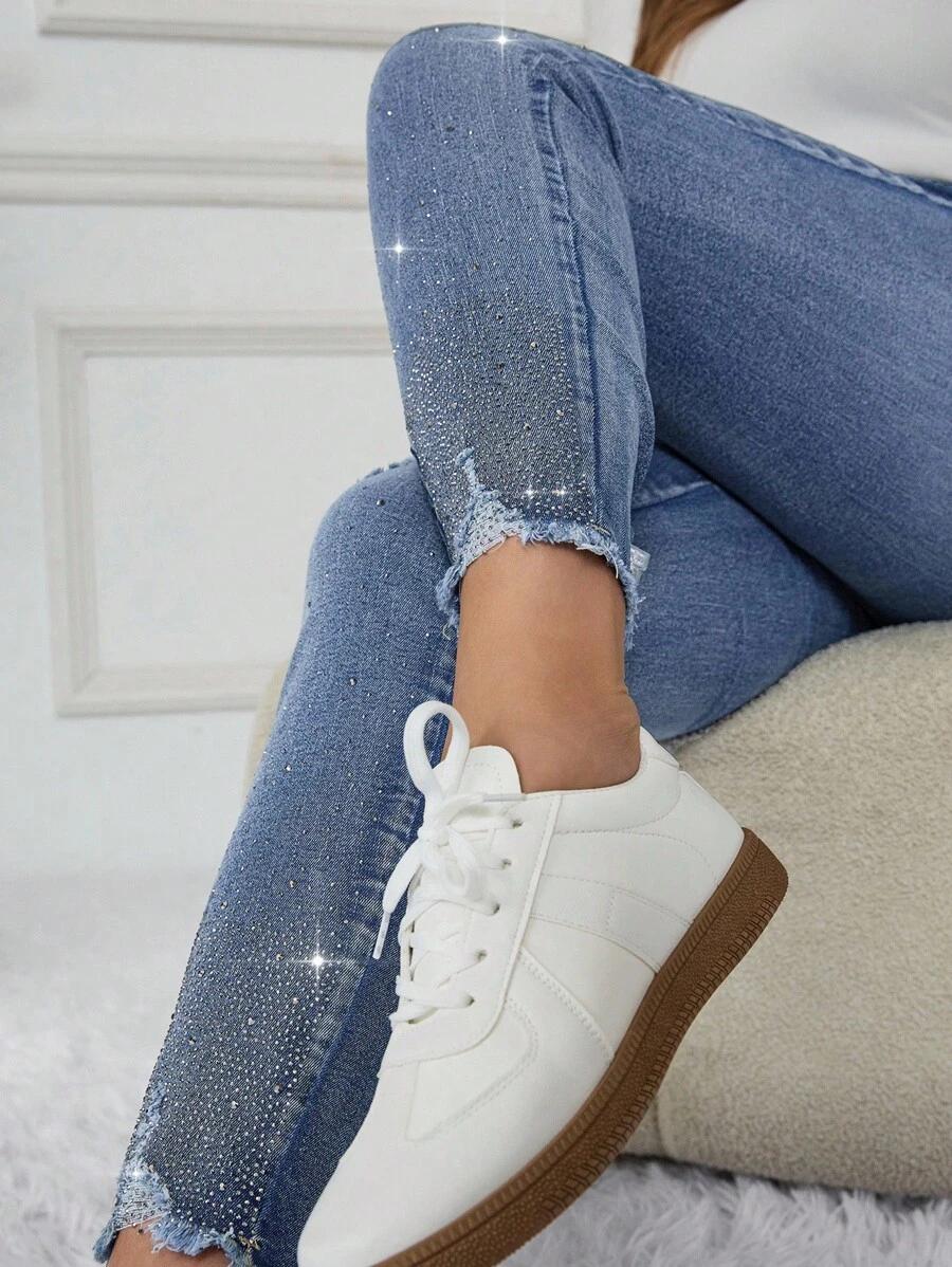 NIEBIESKIE SPODNIE JEANS