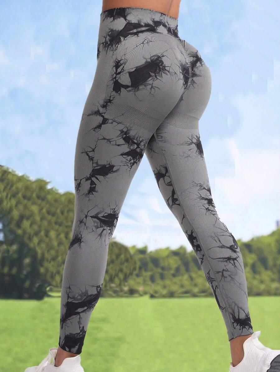 szare legginsy sportowe