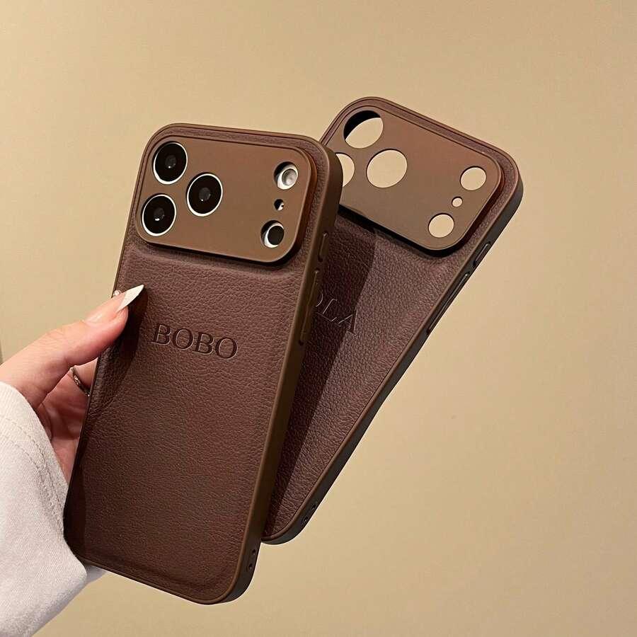 brązowe etui na telefon iphone 17