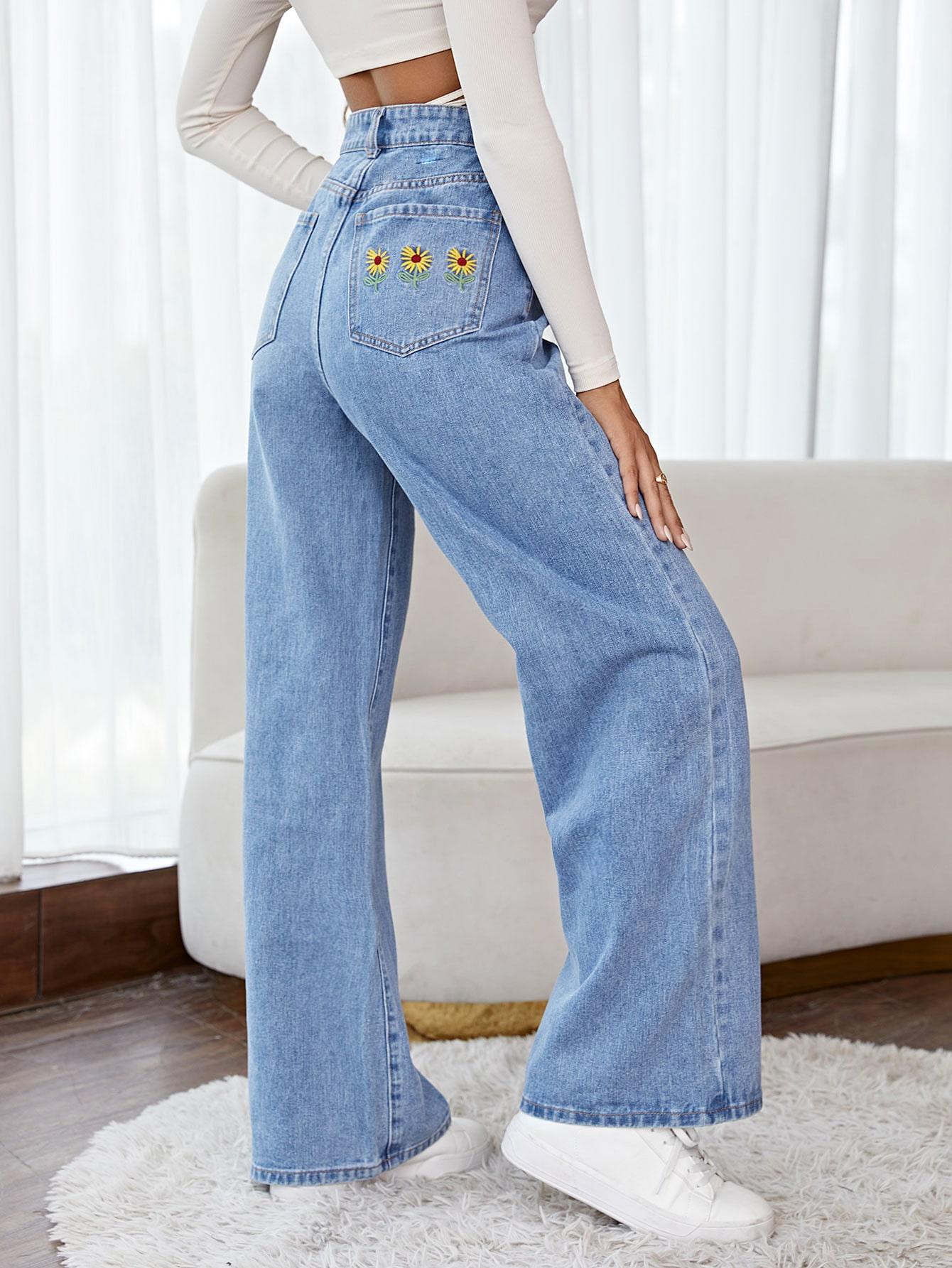 NIEBIESKIE SPODNIE JEANS 