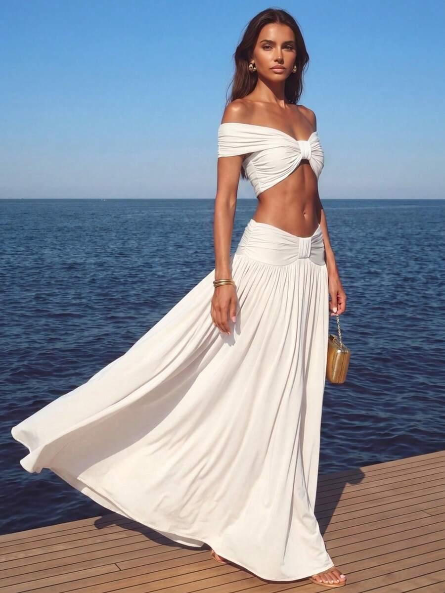 Komplet SPÓDNICA MAXI top