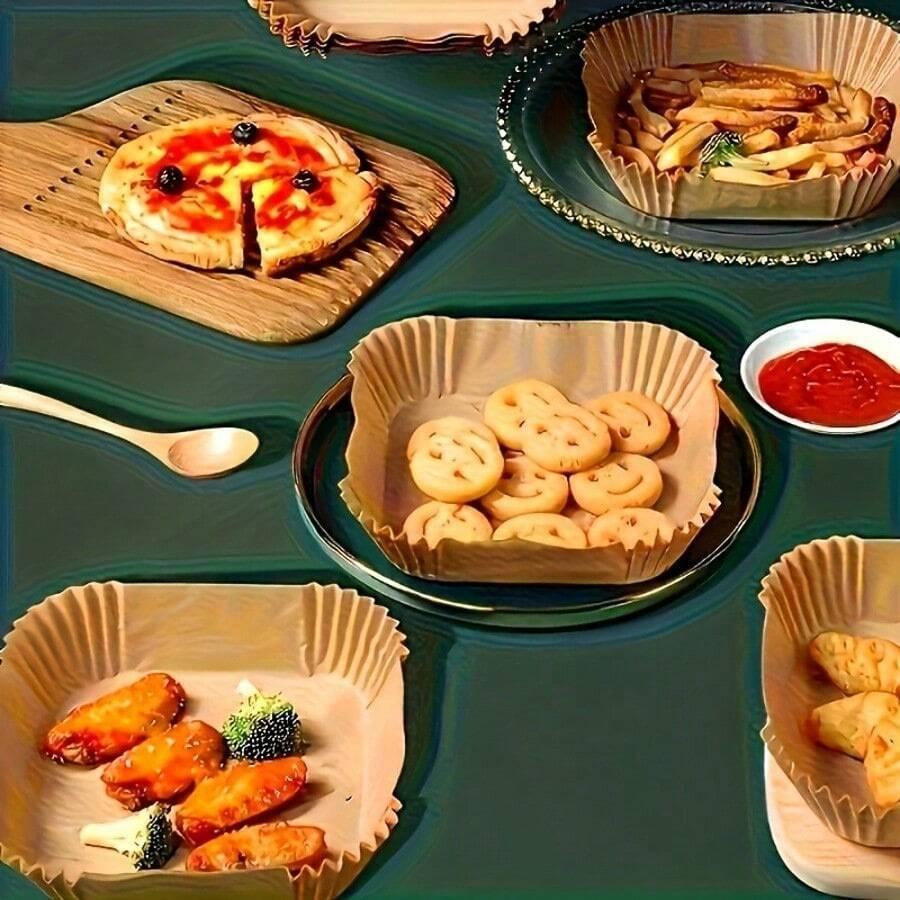 PAPIER PERGAMINOWY DO airfryer 50szt