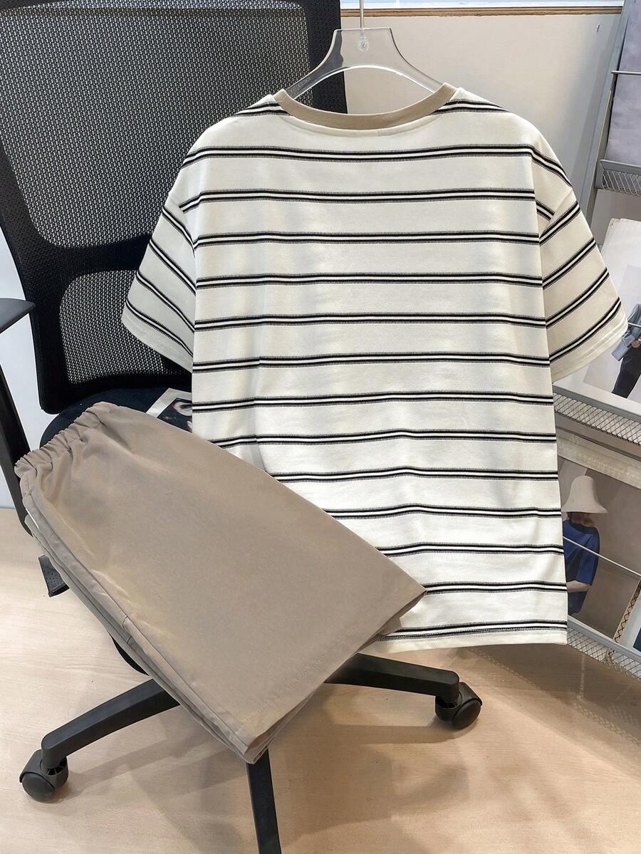 beżowe spodenki casual