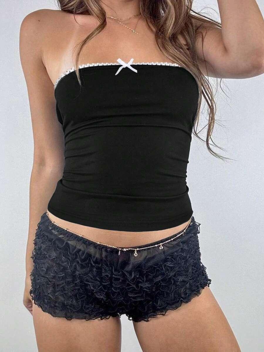 czarny top tuba 