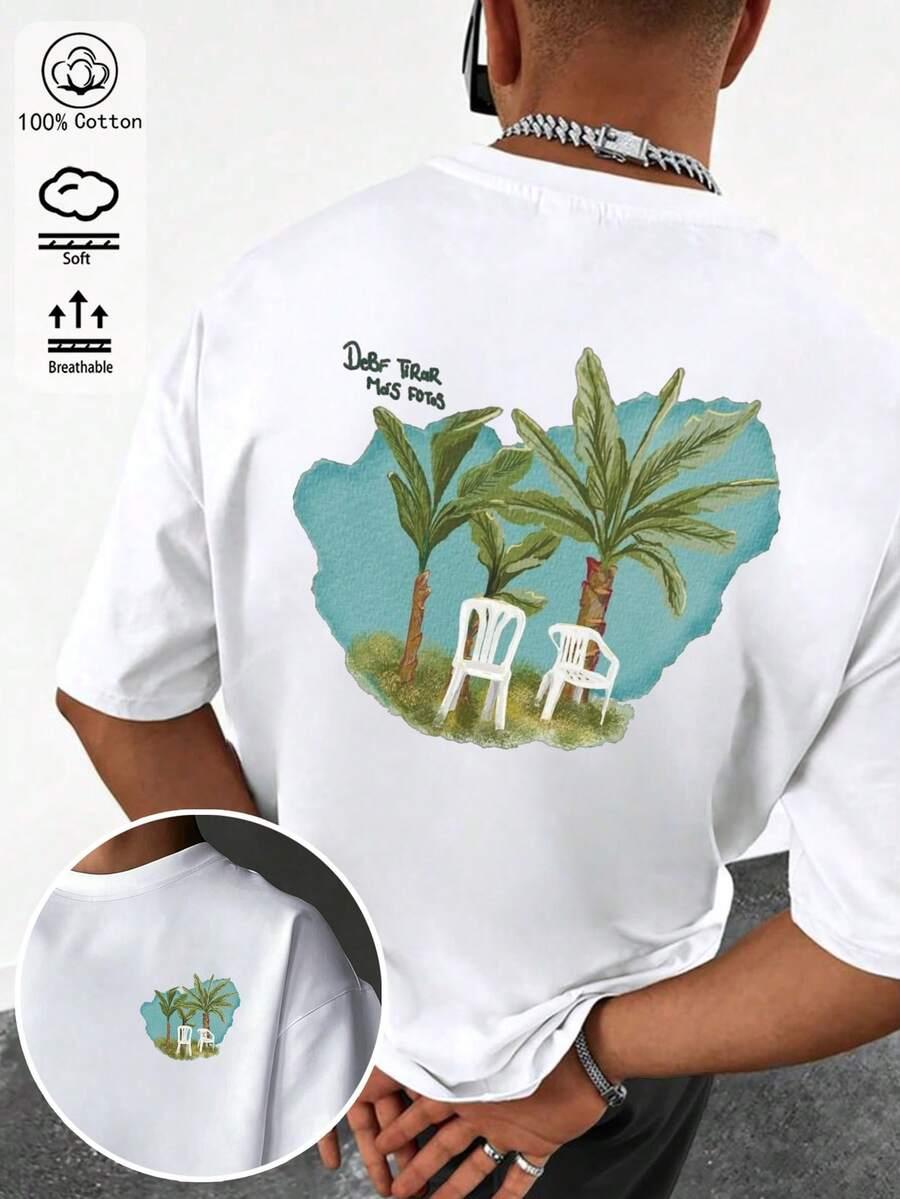 T-SHIRT MĘSKI Z NADRUKIEM