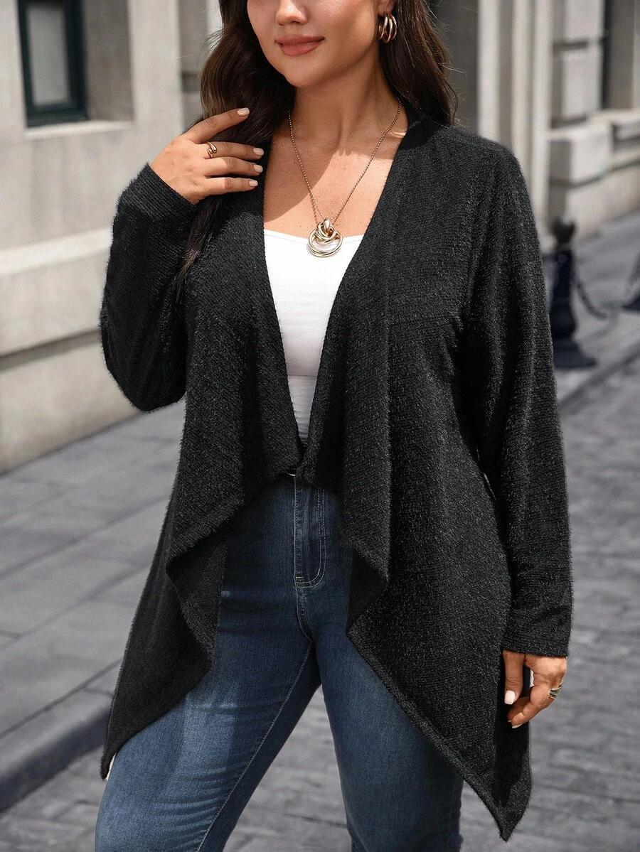 czarna narzutka casual