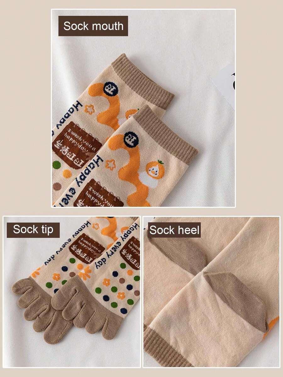 skarpetki nadruk 5-pack