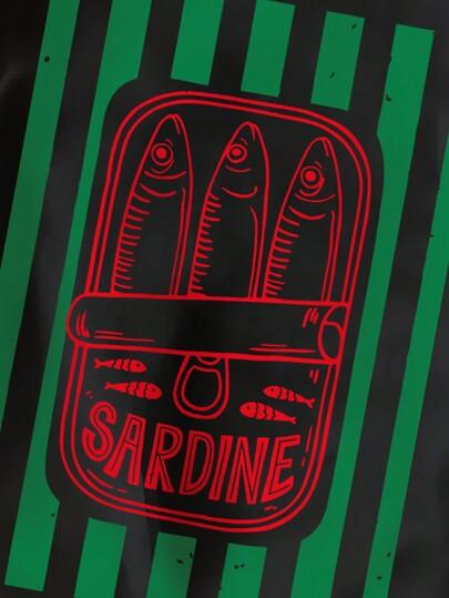 czarny t-shirt print