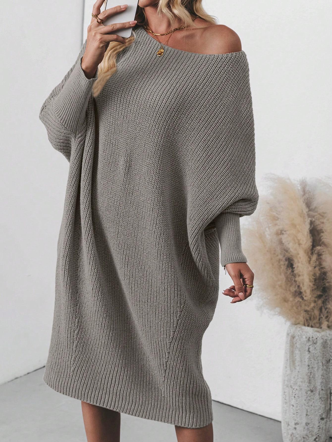 SUKIENKA OVERSIZE DZIANINOWA