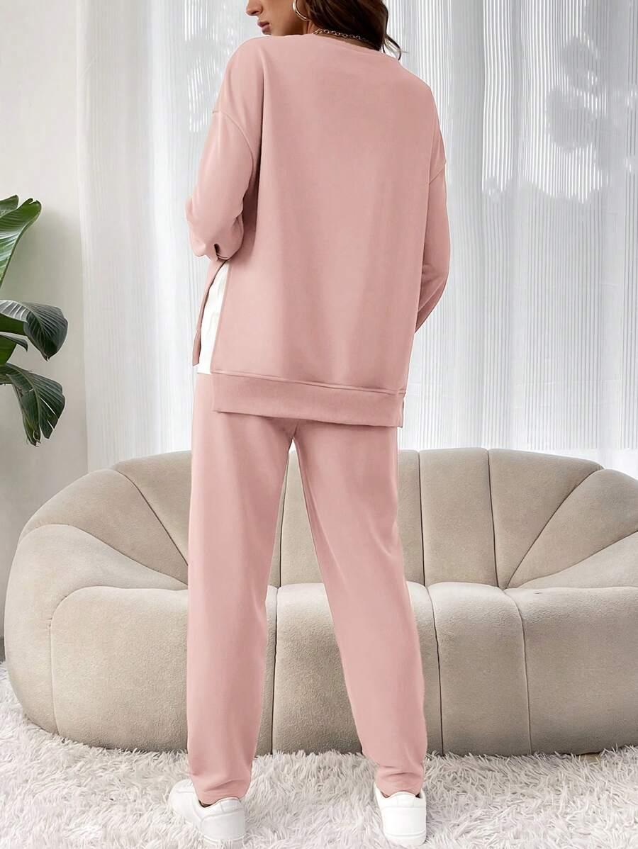 KOMPLET CIĄŻOWY BLUZA SPODNIE