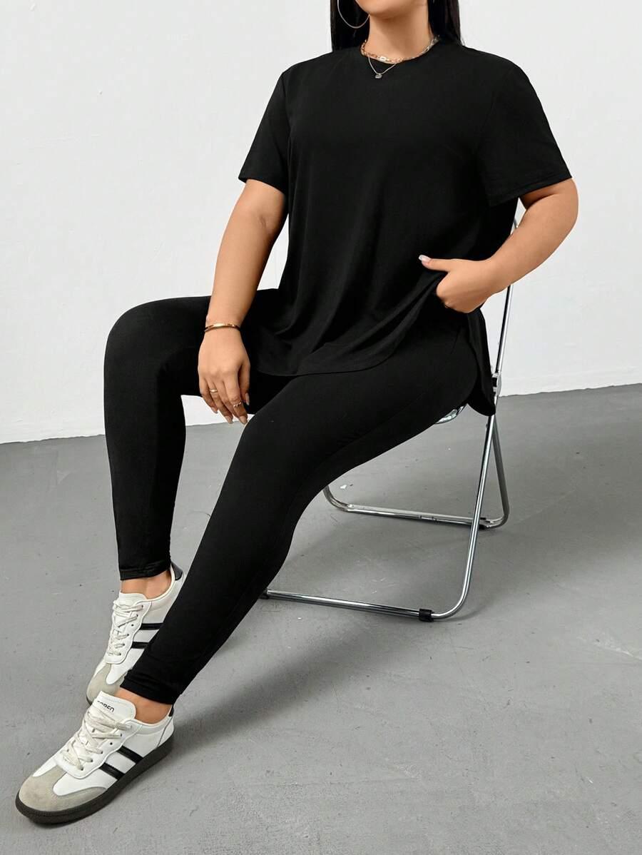 KLASYCZNY CZARNY T-SHIRT