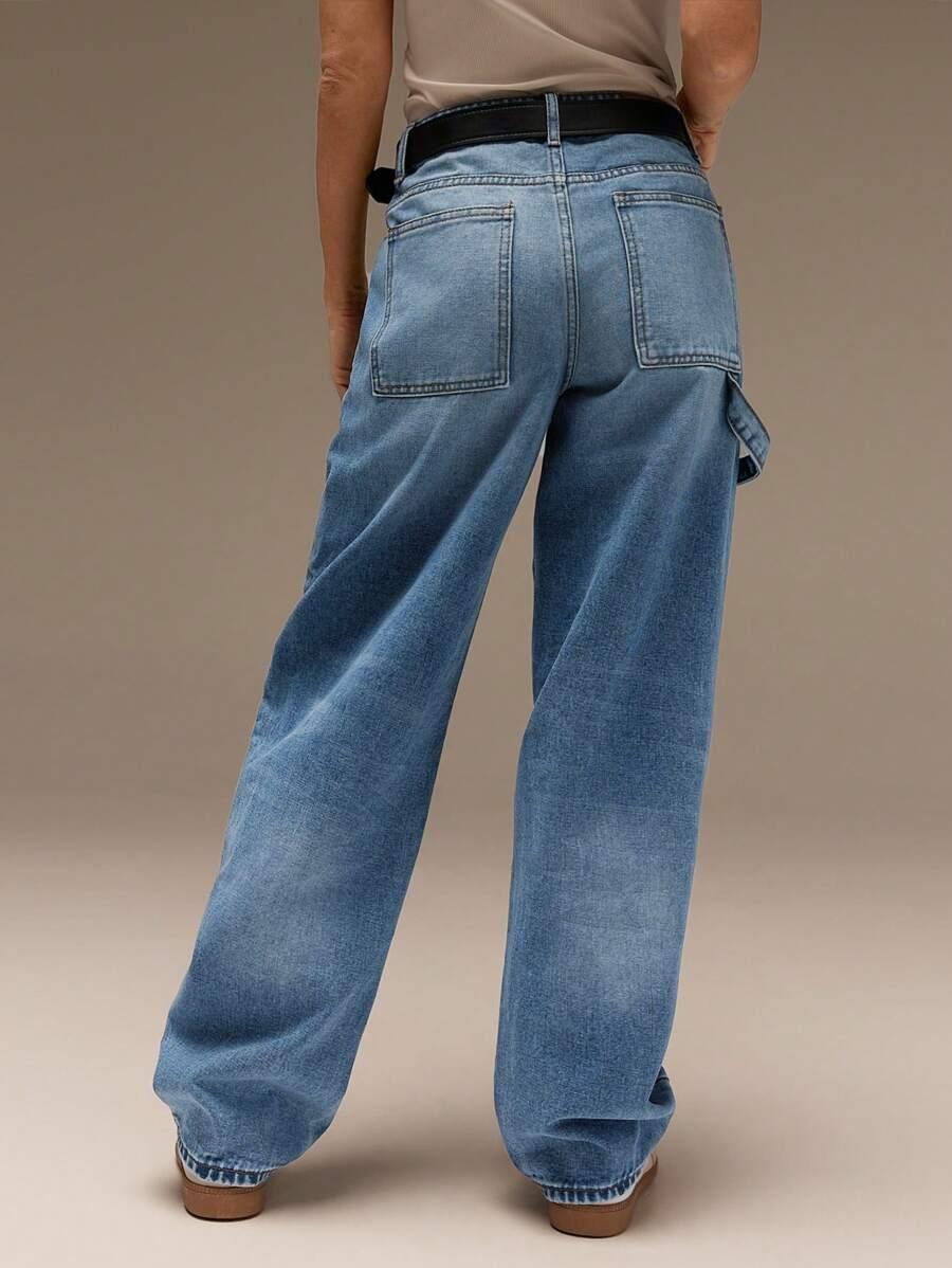 NIEBIESKIE SPODNIE JEANS